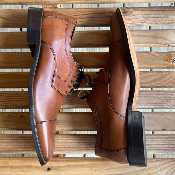 Johnston & Murphy Novick Cap Toe Oxfords Men’s Size 13 - Picture 7 of 16